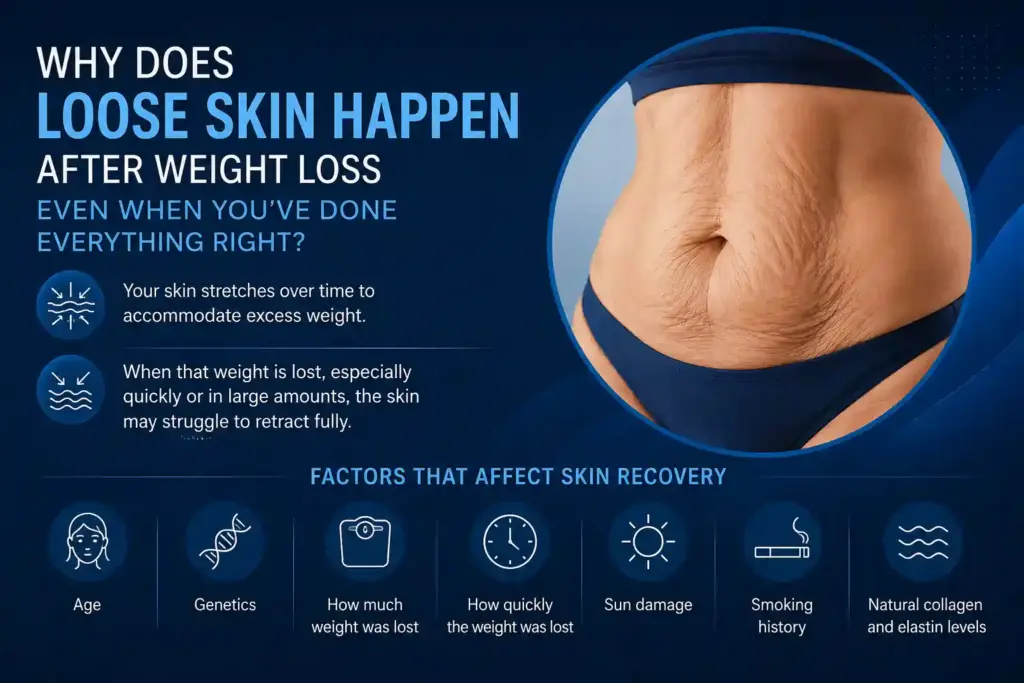 Why Does Loose Skin Happen After Weight Loss Even When You’ve Done Everything Right Nottingham?